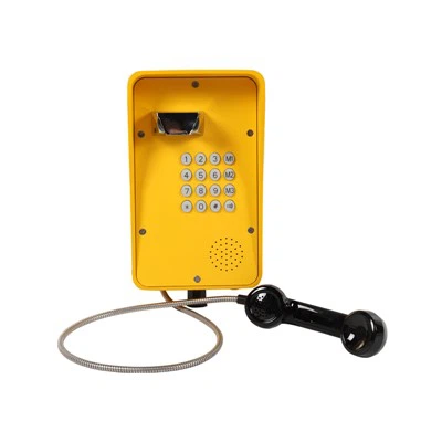 Telefone de emergência na estrada